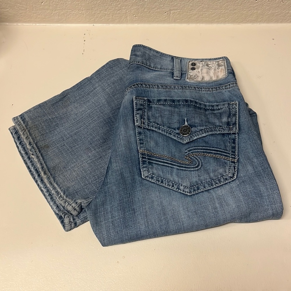 Mens light wash Silver Jeans 32/30